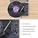 Vinyl Record Player, ammoon 3 Speed Turntable Blue Tooth Record Player with 2 Built in Stereo Speakers, Replacement Needle, Supports RCA Line Out, AUX in, Headphone Jack, Vintage Suitcasethumb 3