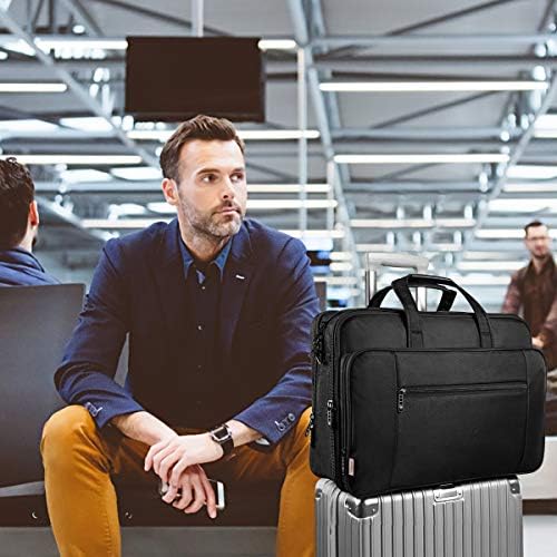17 Inch Laptop Bag, Large Business Briefcase for Men Women, Taygeer Travel Laptop Case Shoulder Bag, Waterproof Expandable Computer Messenger Bag, Durable Carrying Case Fits 17 in Laptop and Notebook 7 17 Inch Laptop Bag, Large Business Briefcase for Men Women, Taygeer Travel Laptop Case Shoulder Bag, Waterproof Expandable Computer Messenger Bag, Durable Carrying Case Fits 17 in Laptop and Notebook