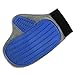 Newcomdigi Grooming Glove for Dog&Cat,Two-sided Massage Gloves Pet,Hair Remover from Furniture or Bed,Soft Rubber Gentle Groomer and Your Pet Will Love Grooming,Gray