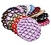 STHUAHE 14 PCS Women Handmade Knit Mesh Fabric Bun Cover Snood Hair Net hair Accessories For Ballet Dance Skating (14 Color)