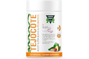 GREEN ROYALTY TEJOCOTE Root Super Blend & PROBIOTICS (60Cap) Weight Loss Premium Dietary Supplement | 1 Billion PROBIOTICS | Support Weight Loss |Helps Control Appetite - 2 Month Supply