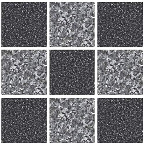 Pack of 20 Traditional Grey Mosaic Tile Stickers wall Decor transfers Peel and Stick Stone Style backsplash Room Kitchen Bathroom Modern Art