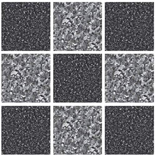 Pack of 20 Traditional Grey Mosaic Tile Stickers wall Decor transfers Peel and Stick Stone Style backsplash Room Kitchen Bathroom Modern Art - Fireplace self Adhesive Vinyl Cover -Victorian Moroccan