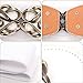 GRACE KARIN White Waist Belt Wide Elastic Belt for Women fashion Size M, White (CL0413-2)