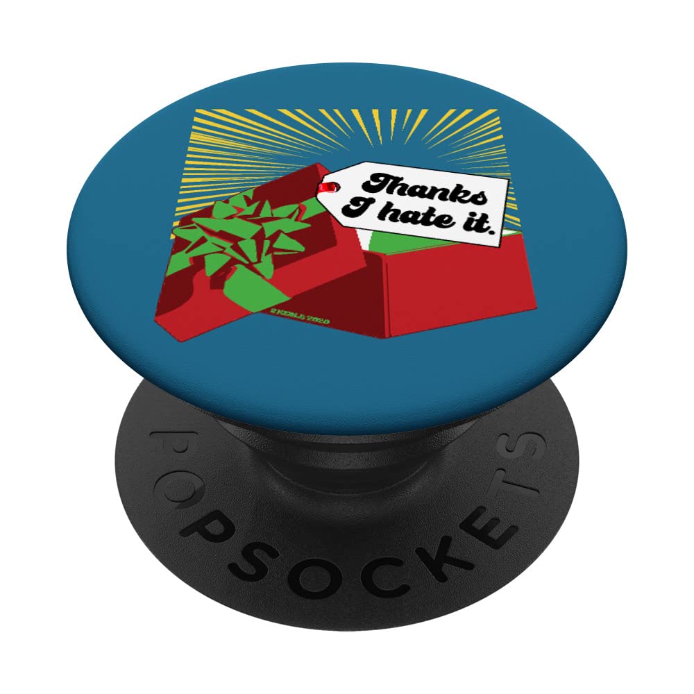 "Thanks I Hate It" Funny Ugly Christmas Sweater PopSockets Swappable PopGrip