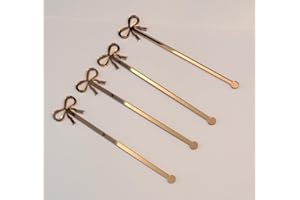 YUXUANISH 20pcs of Bow Drink Stirrers,Acrylic Drink Stirrer,Bow Drink Stir Stick,Swizzle Sticks for Party&Festival Decoration (Rose Gold)