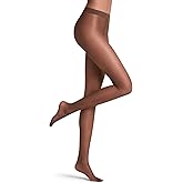 FALKE Women's Pure Matt 20 Denier Tights, Matte Hosiery, Casual or Dress, Fine Sheer Transparent, Sustainable Nylon, Brown (Brenda 5179), XL, 1 Pair