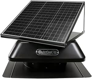Ventilatore A Soffitto Solare 40W Con Inverter QuietCool - Raffrescamento Energetico 24/7 - 6