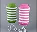 Striped Cat Sweaters Kitty Sweater for Cats Knitwear,Small Dogs Kitten Clothes Male and Female,High Stretch,Soft,Warm (M, Green)