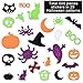 600 Pieces Halloween Stickers Glitter Foam Stickers Halloween Craft Stickers for Halloween Party Supplies