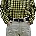8Bees Multicolored Braided Belts Elastic Fabric Woven Stretch Belt Webbed Waistband Black M
