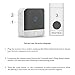 Hotec Wireless Doorbell, Wireless Doorbell Chime 1T1R Range 1000 Feet Adjustable Volume and Chimes