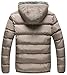 ZSHOW Men's Winter Hooded Cotton Jacket Sports Quilted Outerwear