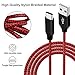 USB Type C Cable,YouCoulee 3 Pack 3.3Ft 6.6Ft 10Ft USB C Cable Nylon Braided Long Cord USB Type A to C Fast Charger for Samsung Galaxy S9 S9+ Note8 S8+, Apple Macbook, LG G6 V20, Pixel, Nexus 6P (Red)