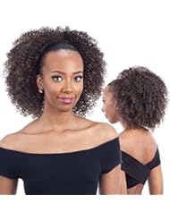 FreeTress Equal Synthetic Hair Drawstring Ponytail Bohemian Fro (1B)