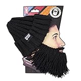 Beard Head - The Original Barbarian Vagabond Knit Beard Hat (Black)