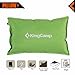 KingCamp Self Inflating Sleeping Pad for Camping Double Sleeping Mat with 2 Travel Pillows Foam Camping Pad as Car Mattress for Hiking Backpacking Tent Car Green