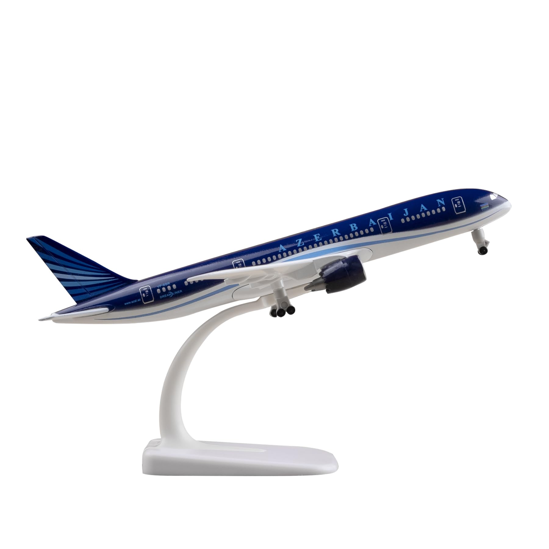 Bswath 1:300 Scale Model Airplane Azerbaijan 787 Model Plane Diecast Airplanes for Gift and Collection