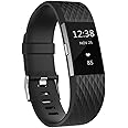 Replacement Bands for Fitbit Charge 2, Silicone Adjustable Classic Bands for Fitbit Charge 2,Women Men