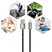 [3 Pack-6 Feet] Hallien 2 Meters Nylon Braided Sync and Charge Lightning to USB Cable
