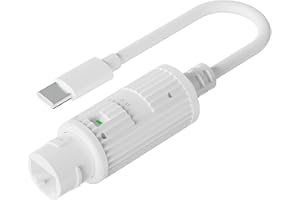 DC48V to 5V 2.4A Converter Power Over Ethernet to Type C Adapter Plugs and Play Design for Intelligent Devices Multiple Devic