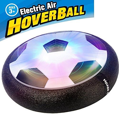 Electric Air Cushion Floating Football With LED Lights For Indoors &amp; Outdoors Soft Padded Rubber Foam Protector for Boys Girls Sport Children Toys Training Football