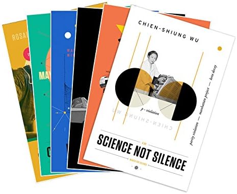 Set of SIX (6) NASA Prints Mighty Women in Science Education Motivational Poster Set - each measure 16 inches x 24 inches (406mm x 610mm)
