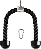 CampTeck U6935 Nylon Triceps Rope with Non-Slip Handles – Pull Down Rope view 1