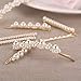 Pearl Hair Pins for Women Girls, Funtopia 12pcs Fashion Sweet Artificial Pearl Hair Clips Bobby Pins Decorative Hair Accessories for Wedding, Party and Daily Wearing