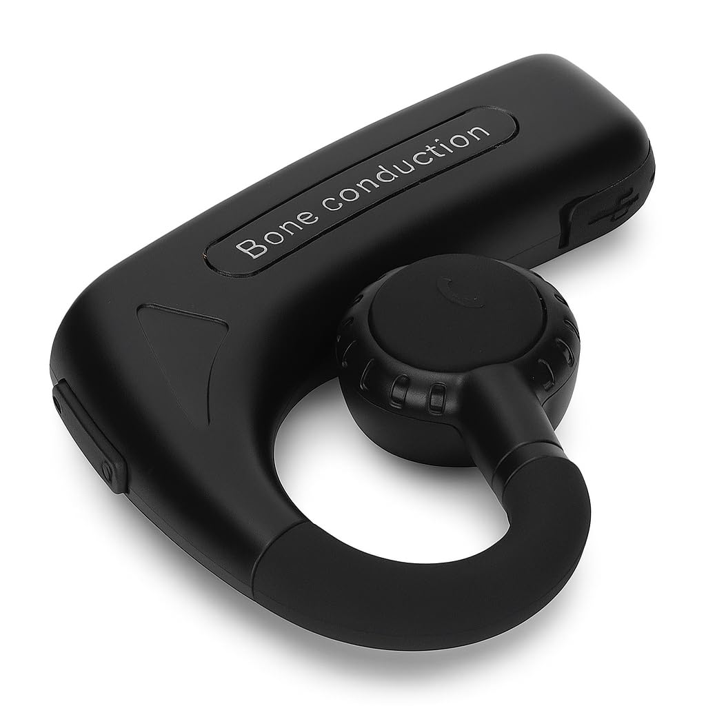 Bluetooth Headset, Multifunctional Bluetooth 5.0 Bone Conduction Earbuds Stereo Hands Free Wireless Earpiece for Deaf