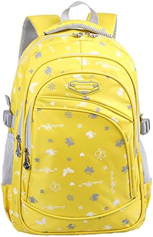 Tinbag Decompression Elementary School Book Bag Backpack for Girls Yellow