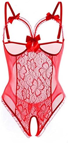 Womola Fashion Women Sex Sleepwear Lace Perspective Lingerie Erotic Underwear Pajamas