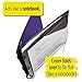 Five Star Flex Hybrid NoteBinder, 1-1/2 Inch Binder with Tabs, Notebook and 3 Ring Binder All-in-One, Purple (72518)