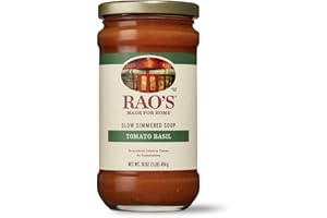 Rao's Homemade Tomato Basil Soup, 16oz, Real Vegetables, Traditional Italian Heat and Serve Soup, 1 Pound (Pack of 1)
