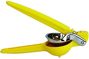 Chef'n - Citrus Juicer, Freshforce, Heavy-Duty Dual Gear Squeezer (Lemon Yellow)