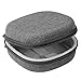 Geekria Shield Speaker Case Compatible with Bose SoundLink Micro, Replacement Travel Hard Shell Portable Speaker Protective Carrying Bag with Cable Storage, Keychain Hook (Grey)