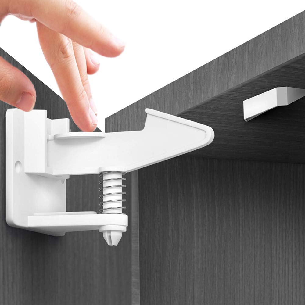 Child Proof Locks for Doors (12 PACK +GIFT