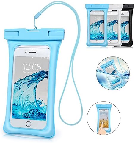 Floatable Waterproof Case,Finest TPU Floating Pouch,Durable Dry Bag, with EXTRA Fluorescent Lanyard,for iPhone 7 Plus, 7, 6, 6 Plus, 6s,5s,Andriod up to 6''