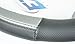Custom Accessories 38850P Black/Grey with Chrome Accent Steering Wheel Cover