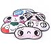 ZYBenda 6pcs Cute Cartoon Funny Novelty Face Sleeping Eye Mask (Random)