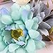 Baby Girls Headband Floral Crown Nylon Hair Band Newborn Toddler Photo Props (Ivory Purple Blue)
