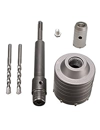 Alwaysuc 2.559 in + 1.181 in SDS Plus Broca de pared para sierra de cemento