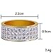 TOPGRILLZ 18K Gold 10mm Eternity Wedding Engagement Band Lab Diamond Iced Out Mens Ring