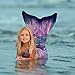 Mermaid Tails for Swimming by Mertailor with Monofin – Kids, Boys, and Girls (10, Jellyfish Dream)