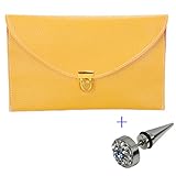 xuifen shop Women's Envelope Clutch, Yellow