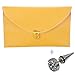 xuifen shop Women's Envelope Clutch, Yellow
