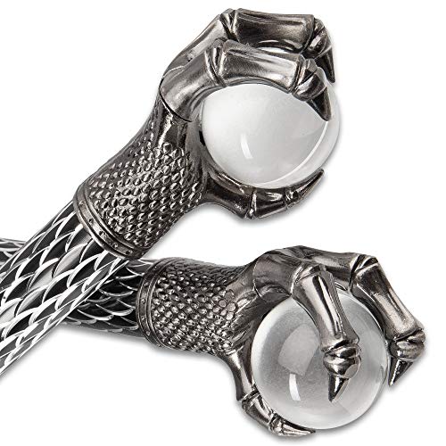 K EXCLUSIVE Raven Klaw Twin Hidden Sword Set - 3Cr13 Stainless Steel Blade, Aluminum Handles, Crystal Balls - Length 30 1/4" - Thumbnail 3
