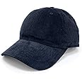 Newhattan Solid Corduroy 100% Cotton Vintage Unisex Baseball Adjustable Polo Trucker Cap Hat