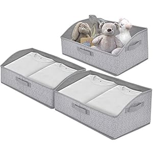 GRANNY SAYS Storage Bins for Shelves, Closet Storage Bins, Linen Closet Organizers and Storage Baskets for Organizing…