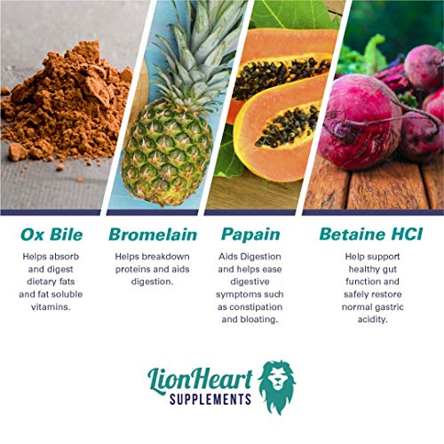 DIGESTIVE ENZYMES SUPPLEMENT Includes Purified Ox Bile Salts